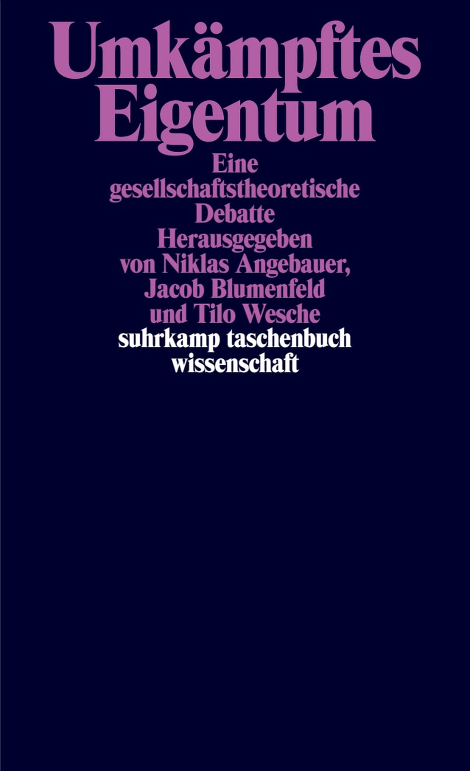Cover of "Umkämpftes Eigentum"